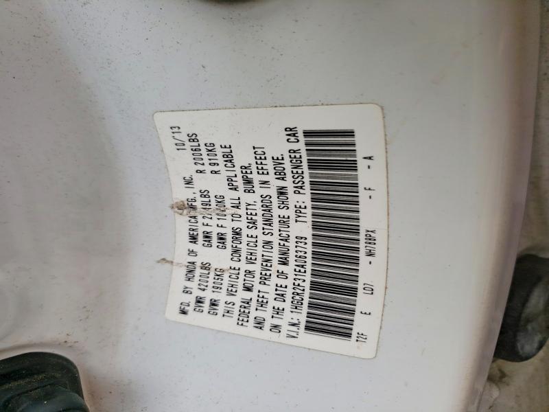 Aukcja sprzedaży 2014 Honda Accord, vin: 1HGCR2F31EA063739, numer aukcji: 59946866