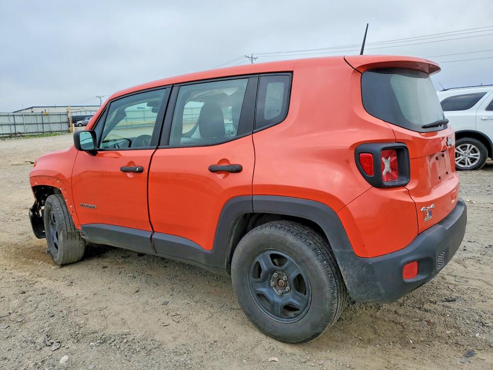 2018 Jeep Renegade მანქანა იყიდება აუქციონზე, vin: ZACCJBAB3JPJ44611, აუქციონის ნომერი: 60152326