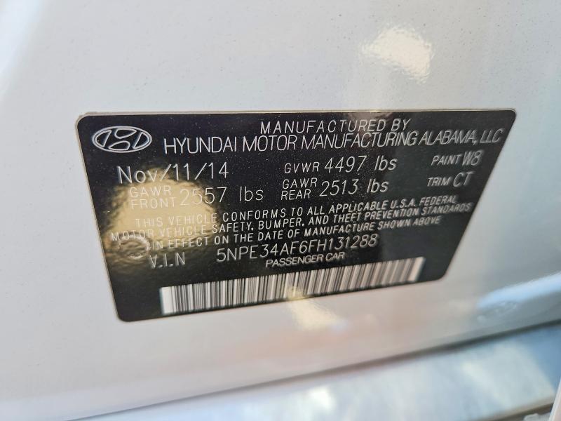 Продаж на аукціоні авто 2015 Hyundai Sonata, vin: 5NPE34AF6FH131288, номер лоту: 60549986