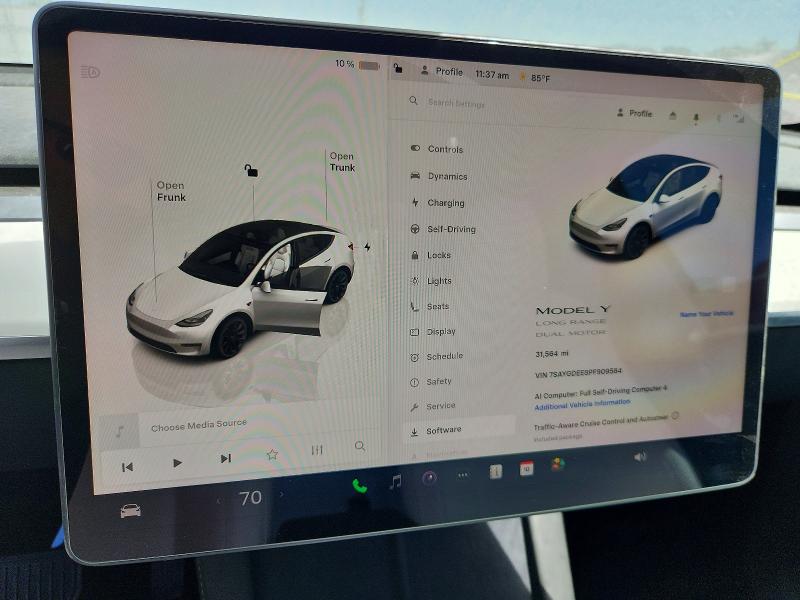 2023 Tesla Model Y მანქანა იყიდება აუქციონზე, vin: 7SAYGDEE8PF909564, აუქციონის ნომერი: 53752736