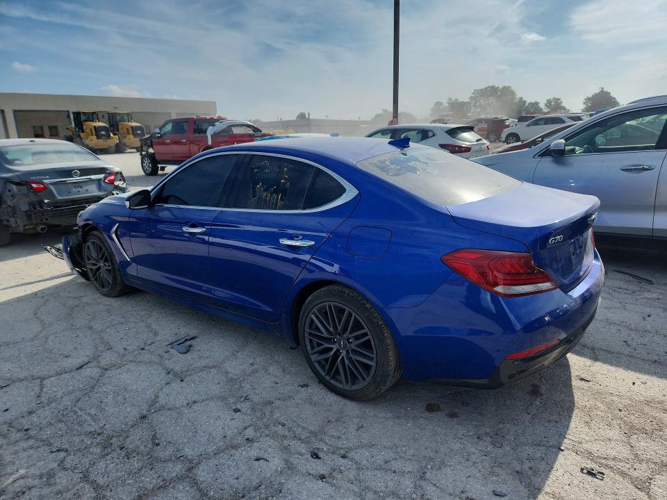 2019 Genesis G70 მანქანა იყიდება აუქციონზე, vin: KMTG64LA9KU025064, აუქციონის ნომერი: 59581536