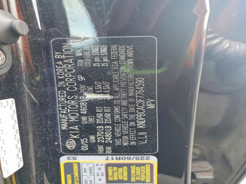 Aukcja sprzedaży 2015 Kia Sportage, vin: KNDPBCAC3F7764590, numer aukcji: 60246436