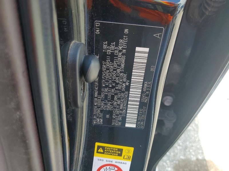 Продажа на аукционе авто 2013 Toyota Highlander, vin: 5TDBK3EH4DS224636, номер лота: 60273006