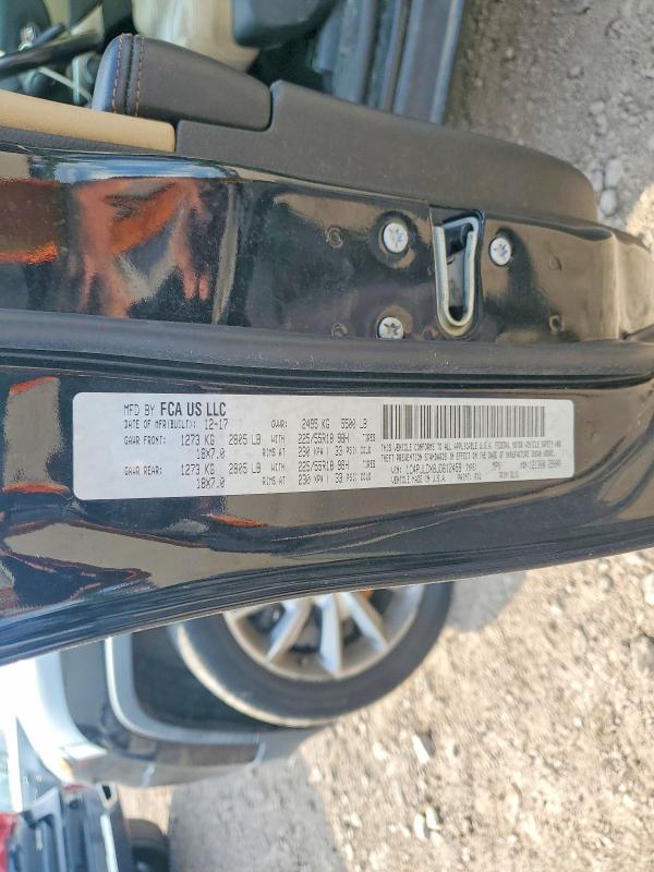 2018 Jeep Cherokee მანქანა იყიდება აუქციონზე, vin: 1C4PJLDX8JD612459, აუქციონის ნომერი: 59606686