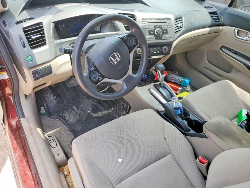 Продаж на аукціоні авто 2012 Honda Civic, vin: 19XFB2F81CE048423, номер лоту: 62164066