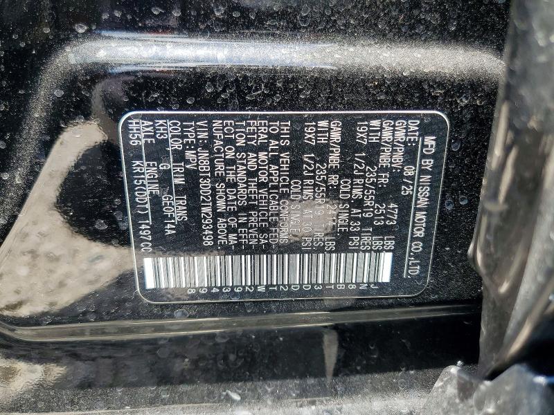 Aukcja sprzedaży 2026 Nissan Rogue, vin: JN8BT3DD2TW293498, numer aukcji: 60246586