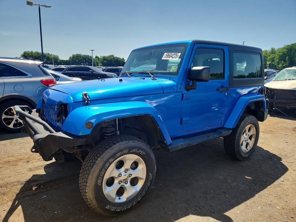 59604226 :رقم المزاد ، 1C4AJWBG0FL748639 vin ، 2015 Jeep Wrangler مزاد بيع