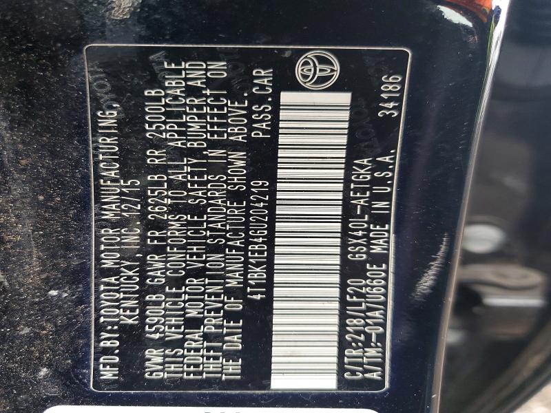 Aukcja sprzedaży 2016 Toyota Avalon, vin: 4T1BK1EB4GU204219, numer aukcji: 61522126