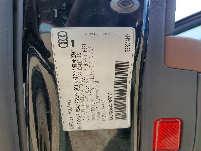 Aukcja sprzedaży 2018 Audi A4, vin: WAUKMAF44JA035310, numer aukcji: 60026976