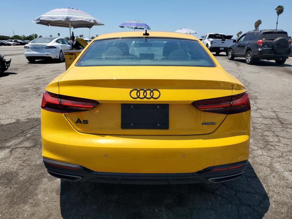 62695026 :رقم المزاد ، WAUTAAF51NA028942 vin ، 2022 Audi A5 مزاد بيع