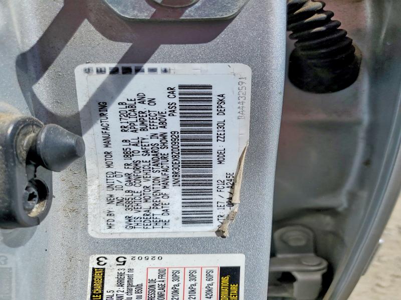 Продажа на аукционе авто 2008 Toyota Corolla, vin: 1NXBR30EX8Z009929, номер лота: 61177166