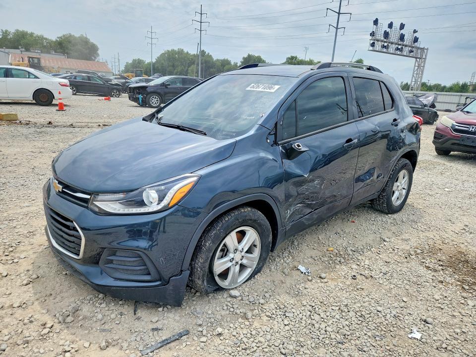 2021 Chevrolet Trax მანქანა იყიდება აუქციონზე, vin: KL7CJPSB1MB354392, აუქციონის ნომერი: 62671096