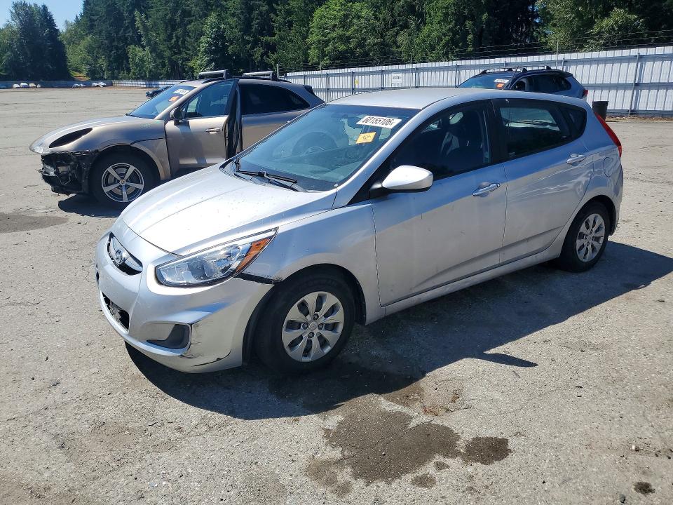 60155106 :رقم المزاد ، KMHCT5AE1HU344853 vin ، 2017 Hyundai Accent مزاد بيع