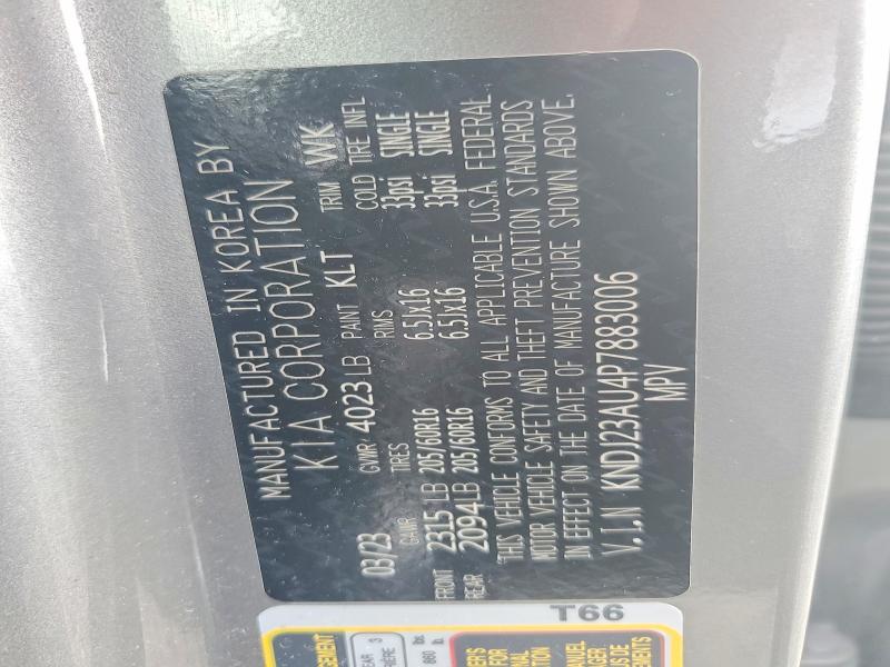 Aukcja sprzedaży 2023 Kia Soul, vin: KNDJ23AU4P7883006, numer aukcji: 62346726