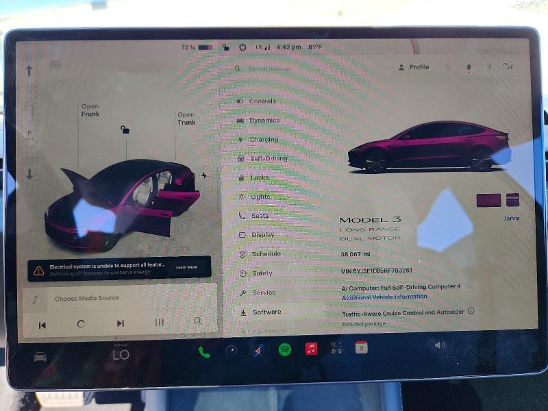 Продаж на аукціоні авто 2024 Tesla Model 3, vin: 5YJ3E1EB5RF793261, номер лоту: 59730186