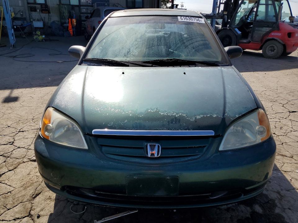 2002 Hond Civic მანქანა იყიდება აუქციონზე, vin: 2HGES26772H541837, აუქციონის ნომერი: 61630756