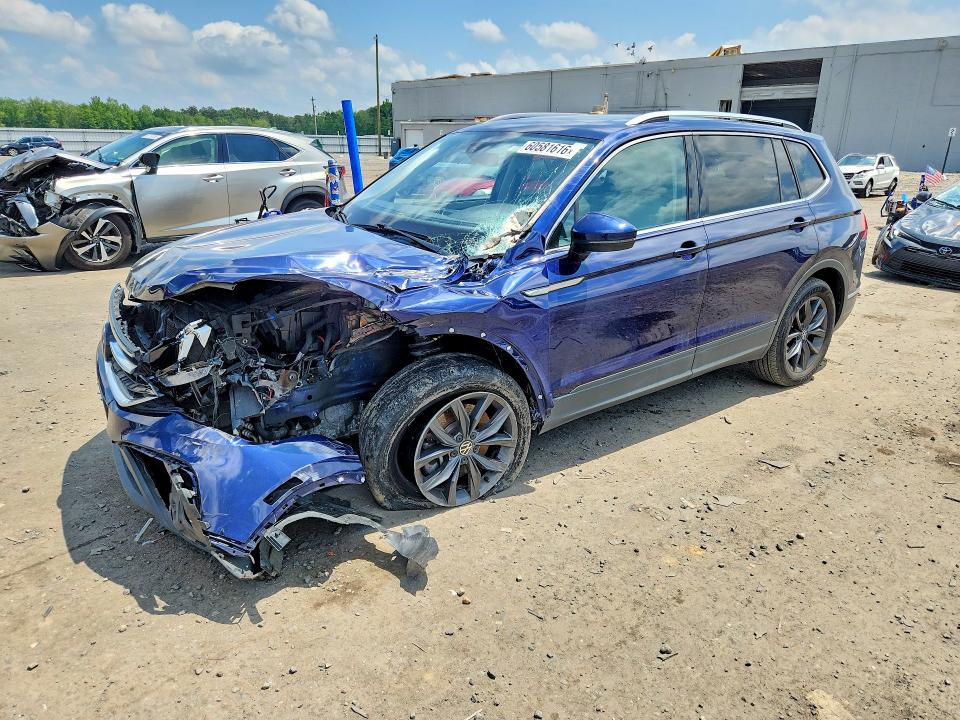 2022 Volkswagen Tiguan მანქანა იყიდება აუქციონზე, vin: 3VV2B7AX7NM018654, აუქციონის ნომერი: 60581616