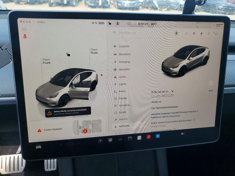 Aukcja sprzedaży 2023 Tesla Model Y, vin: 7SAYGDEF0PF830026, numer aukcji: 60079516