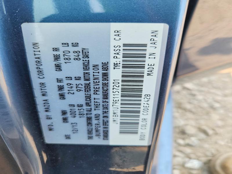Продаж на аукціоні авто 2014 Mazda 3, vin: JM1BM1U79E1157201, номер лоту: 61424276
