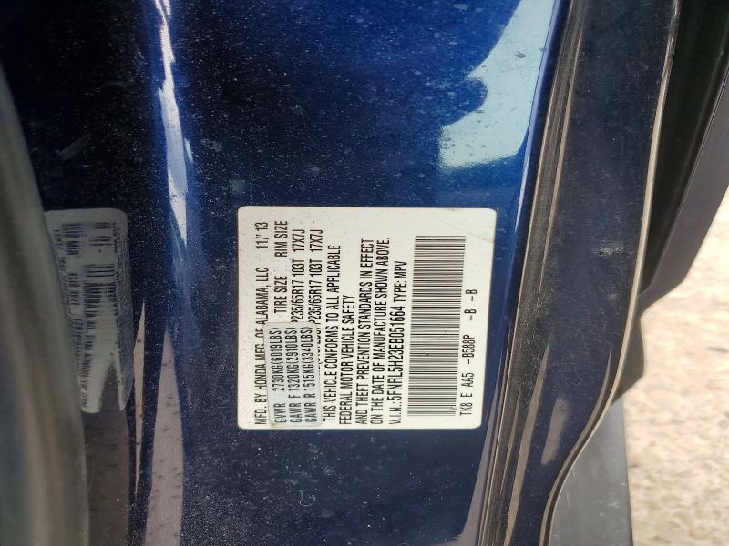 Продаж на аукціоні авто 2014 Honda Odyssey, vin: 5FNRL5H23EB051664, номер лоту: 60034716
