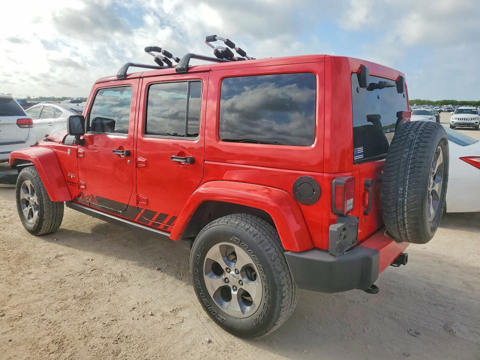 62450016 :رقم المزاد ، 1C4BJWEG7GL107375 vin ، 2016 Jeep Wrangler Unlimited مزاد بيع