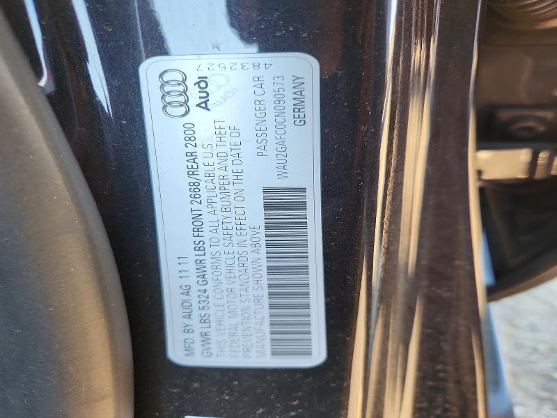 Продаж на аукціоні авто 2012 Audi A7, vin: WAU2GAFC0CN090573, номер лоту: 60392116