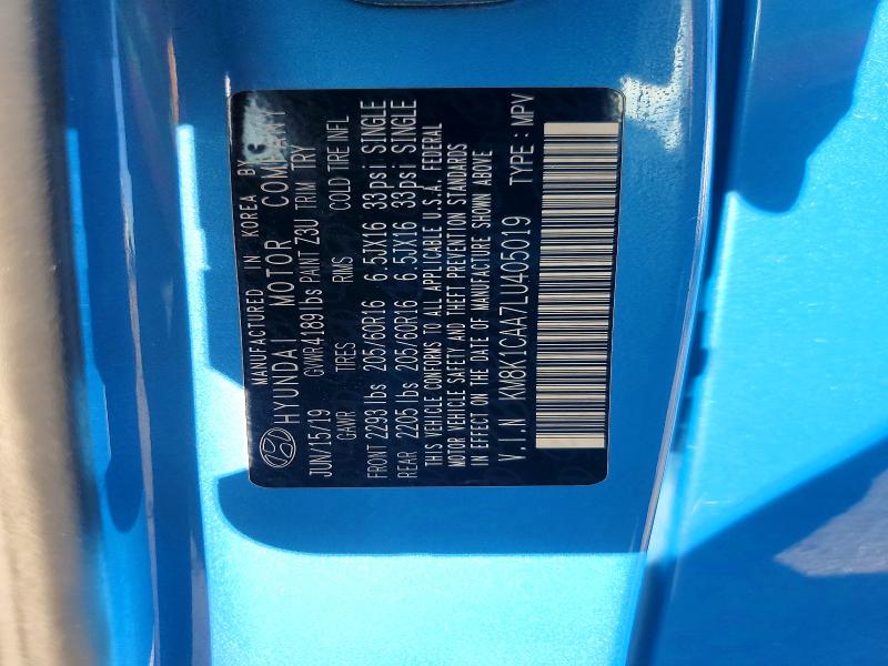 Продажа на аукционе авто 2020 Hyundai Kona, vin: KM8K1CAA7LU405019, номер лота: 63028506