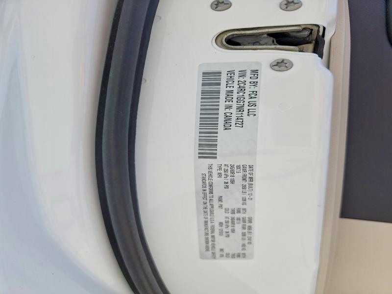 2022 Chrysler Pacifica მანქანა იყიდება აუქციონზე, vin: 2C4RC1GG7NR114727, აუქციონის ნომერი: 62321556