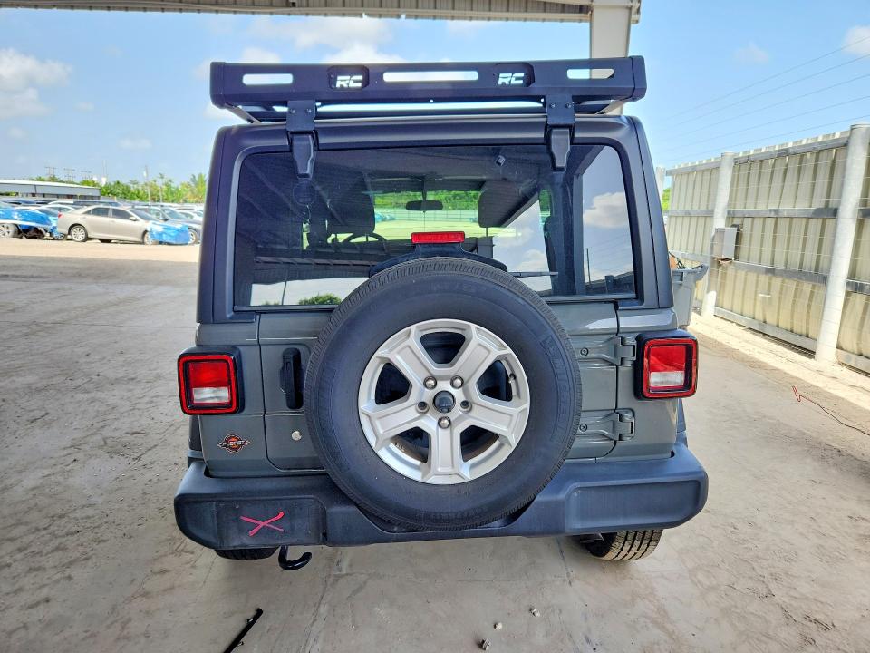 60258446 :رقم المزاد ، 1C4GJXANXLW203753 vin ، 2020 Jeep Wrangler مزاد بيع
