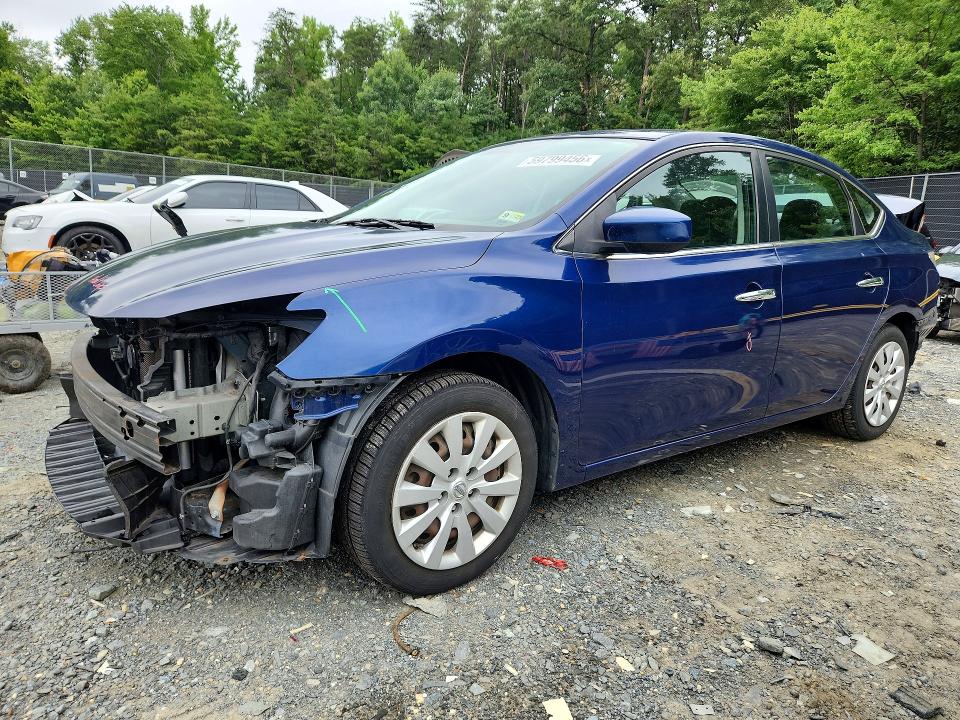 2016 Nissan Sentra მანქანა იყიდება აუქციონზე, vin: 3N1AB7AP1GL647087, აუქციონის ნომერი: 59799456
