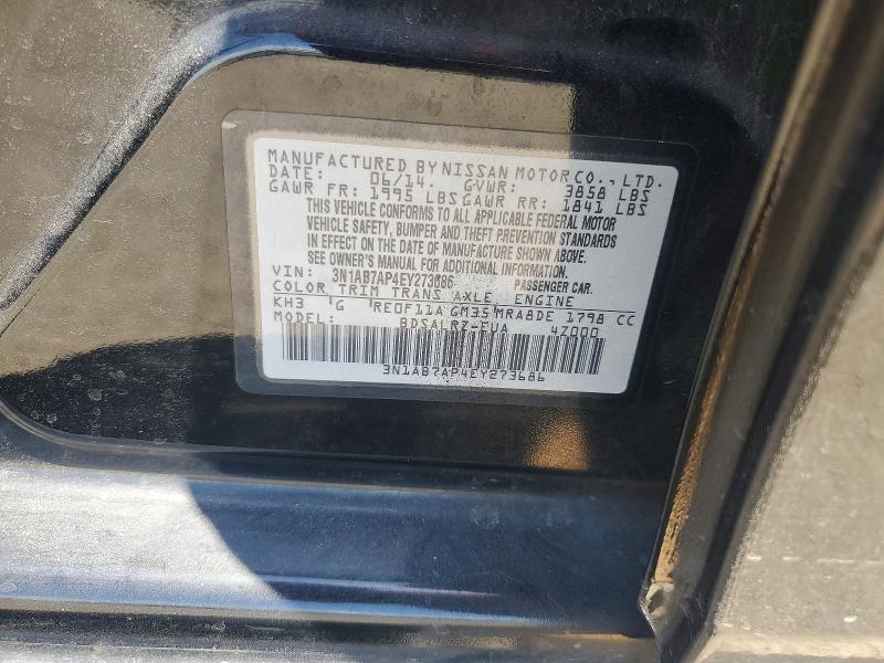 Aukcja sprzedaży 2014 Nissan Sentra, vin: 3N1AB7AP4EY273686, numer aukcji: 60688666