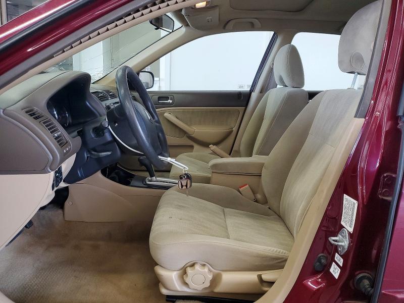 60872806 :رقم المزاد ، 2HGES26713H625024 vin ، 2003 Honda Civic مزاد بيع