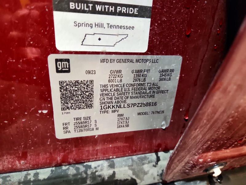 Aukcja sprzedaży 2023 Gmc Acadia, vin: 1GKKNLLS7PZ258616, numer aukcji: 60530106