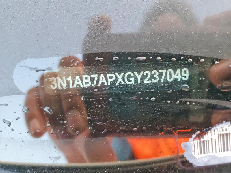 62451956 :رقم المزاد ، 3N1AB7APXGY237049 vin ، 2016 Nissan Sentra مزاد بيع