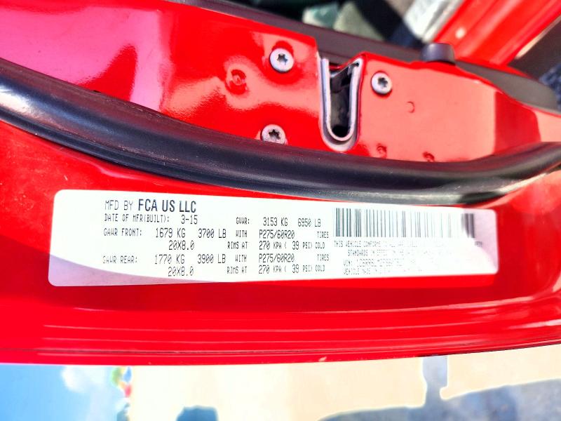 2015 Ram 1500 მანქანა იყიდება აუქციონზე, vin: 1C6RR6LM2FS607827, აუქციონის ნომერი: 97682695