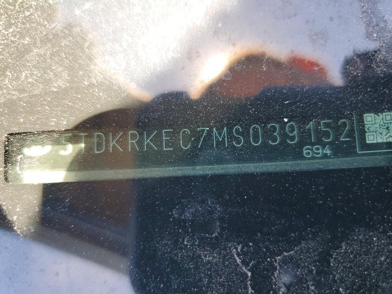 Aukcja sprzedaży 2021 Toyota Sienna, vin: 5TDKRKEC7MS039152, numer aukcji: 63383926