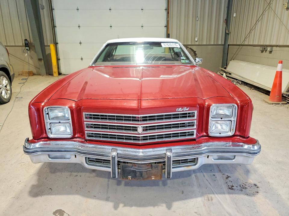 1976 Chevrolet Monte Carlo მანქანა იყიდება აუქციონზე, vin: 1H57V6B472739, აუქციონის ნომერი: 61635116