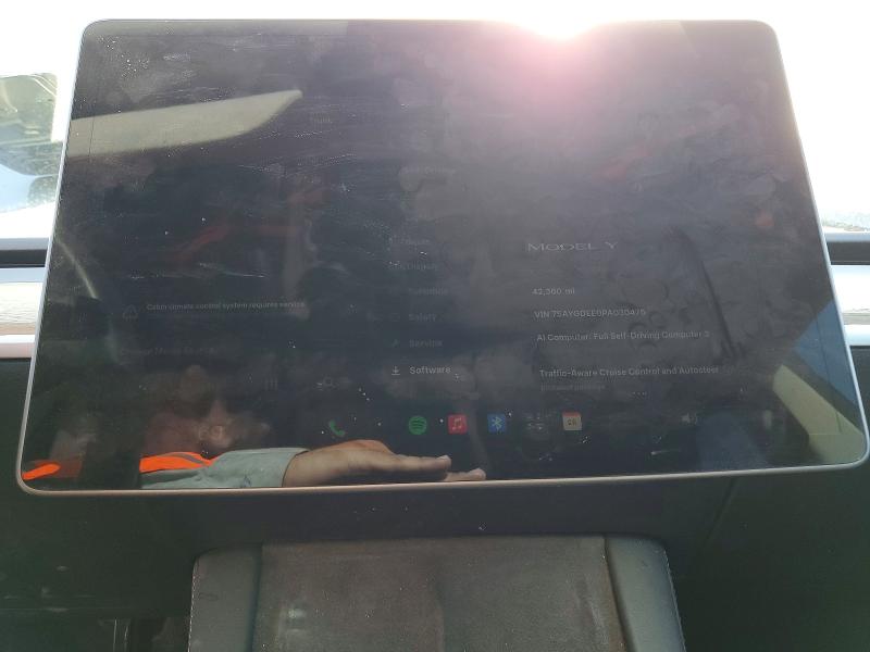 Продаж на аукціоні авто 2023 Tesla Model Y, vin: 7SAYGDEE0PA030475, номер лоту: 60176066