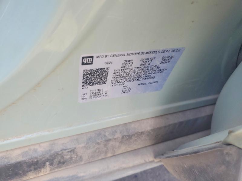 61743466 :رقم المزاد ، 3GNAXSEG5SL144609 vin ، 2025 Chevrolet Equinox مزاد بيع