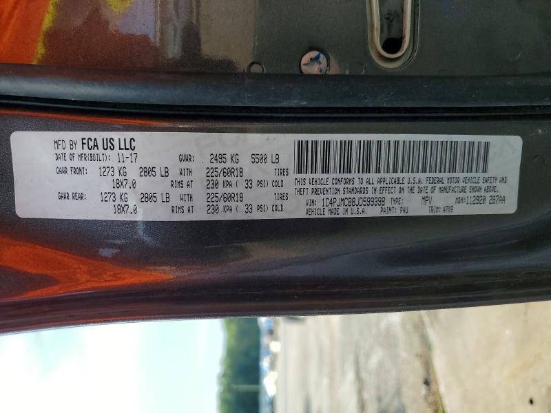 Продажа на аукционе авто 2018 Jeep Cherokee, vin: 1C4PJMCB8JD599398, номер лота: 60002226
