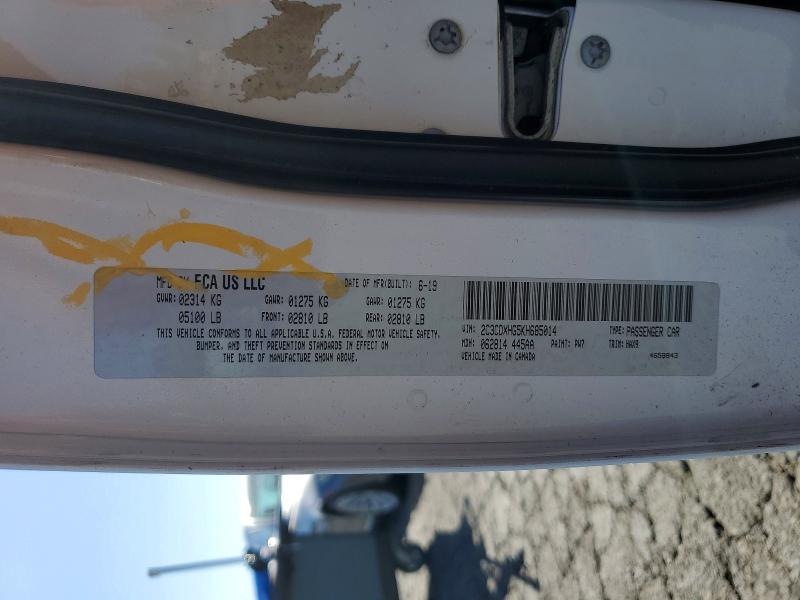 Aukcja sprzedaży 2019 Dodge Charger, vin: 2C3CDXHG5KH685014, numer aukcji: 60294176