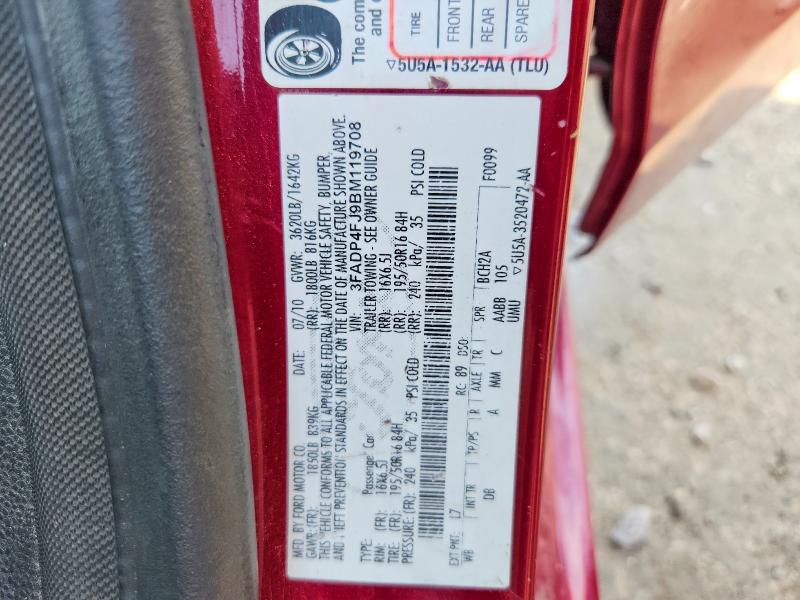 Продаж на аукціоні авто 2011 Ford Fiesta, vin: 3FADP4FJ9BM119708, номер лоту: 62875076