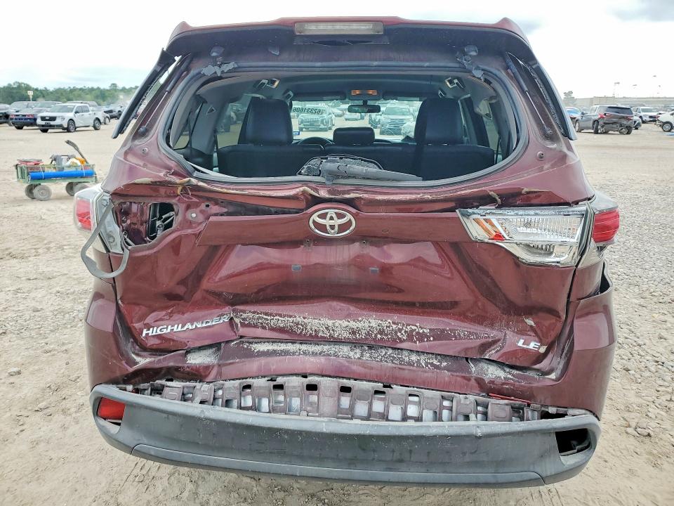 Aukcja sprzedaży 2016 Toyota Highlander, vin: 5TDZKRFHXGS186625, numer aukcji: 62331606
