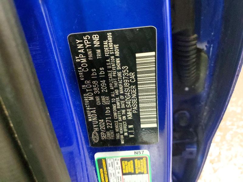 Продаж на аукціоні авто 2025 Hyundai Elantra, vin: KMHLS4DG4SU897353, номер лоту: 60709116