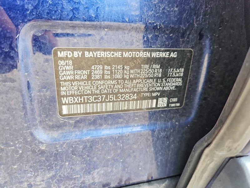Продажа на аукционе авто 2018 Bmw X1, vin: WBXHT3C37J5L32834, номер лота: 62224516