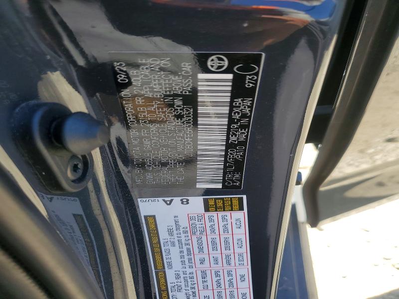 59267256 :رقم المزاد ، JTDBCMFE6R3030321 vin ، 2024 Toyota Corolla Hybrid Le مزاد بيع
