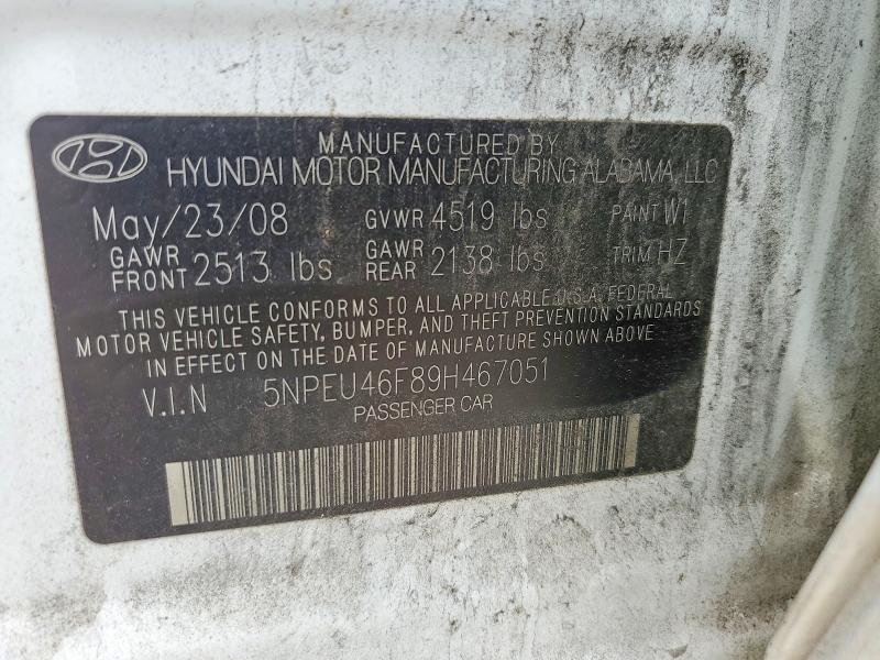 Продаж на аукціоні авто 2009 Hyundai Sonata, vin: 5NPEU46F89H467051, номер лоту: 63355236