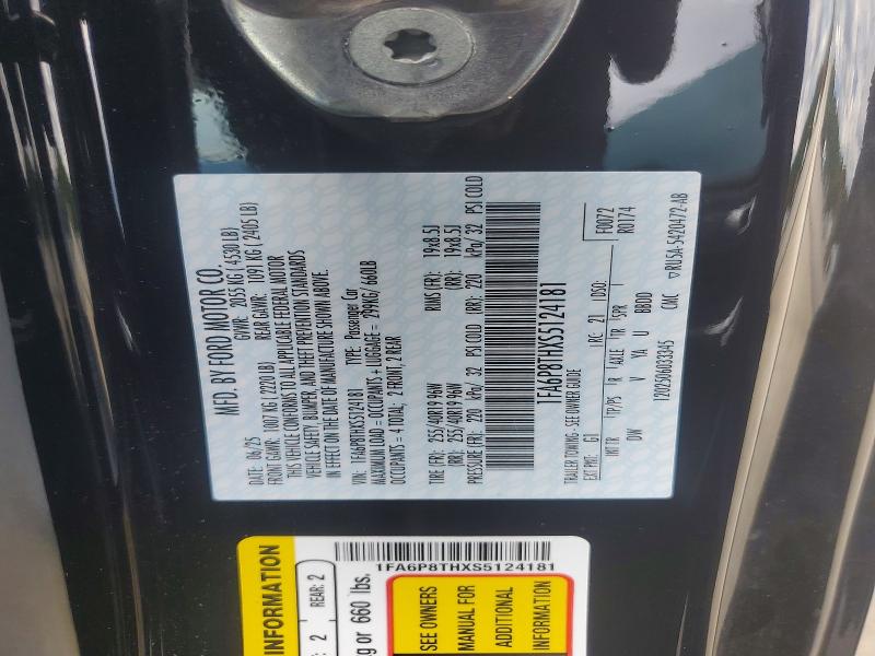 Продажа на аукционе авто 2025 Ford Mustang, vin: 1FA6P8THXS5124181, номер лота: 61221006
