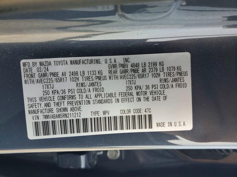 Продаж на аукціоні авто 2024 Mazda Cx-50, vin: 7MMVABAM5RN211212, номер лоту: 60606696