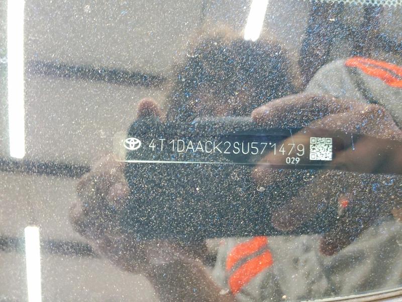 2025 Toyota Camry მანქანა იყიდება აუქციონზე, vin: 4T1DAACK2SU571479, აუქციონის ნომერი: 59994746